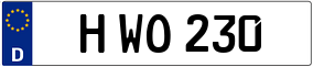 Truck License Plate